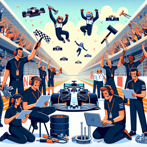 Para Pahlawan di Balik Kemenangan: Tim Pendukung Sang F1Champion